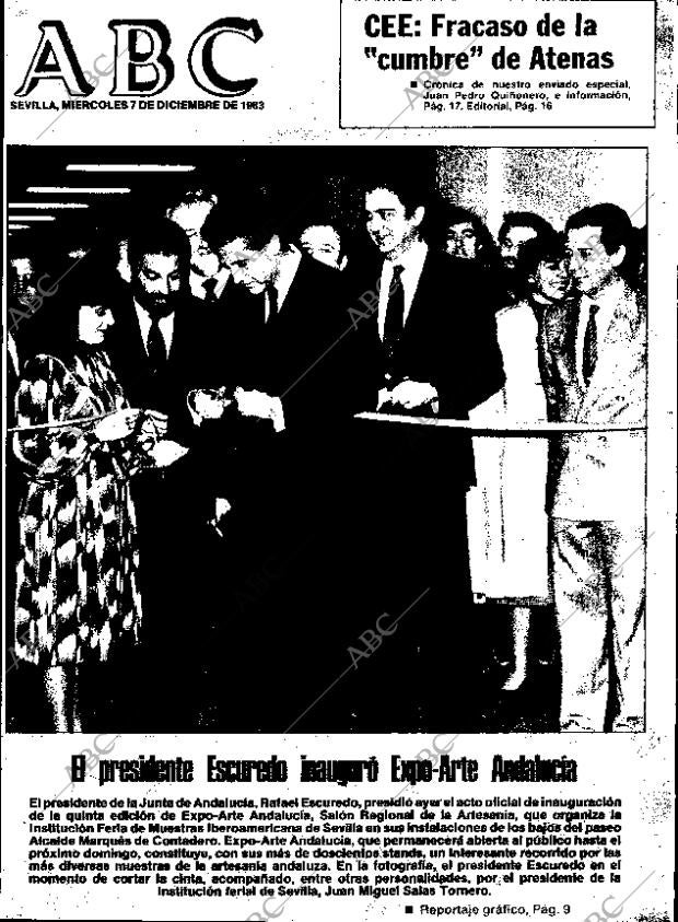 ABC SEVILLA 07-12-1983 página 1