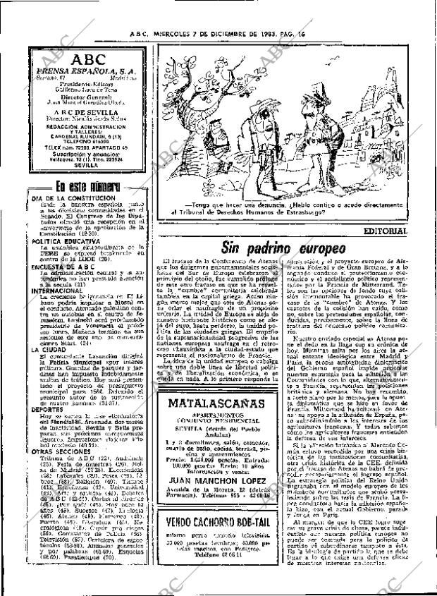 ABC SEVILLA 07-12-1983 página 16