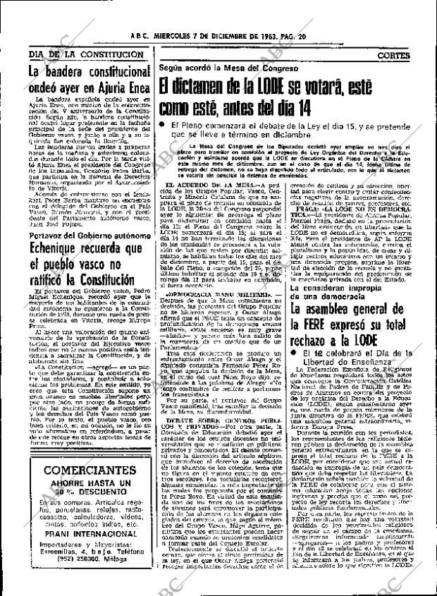 ABC SEVILLA 07-12-1983 página 20