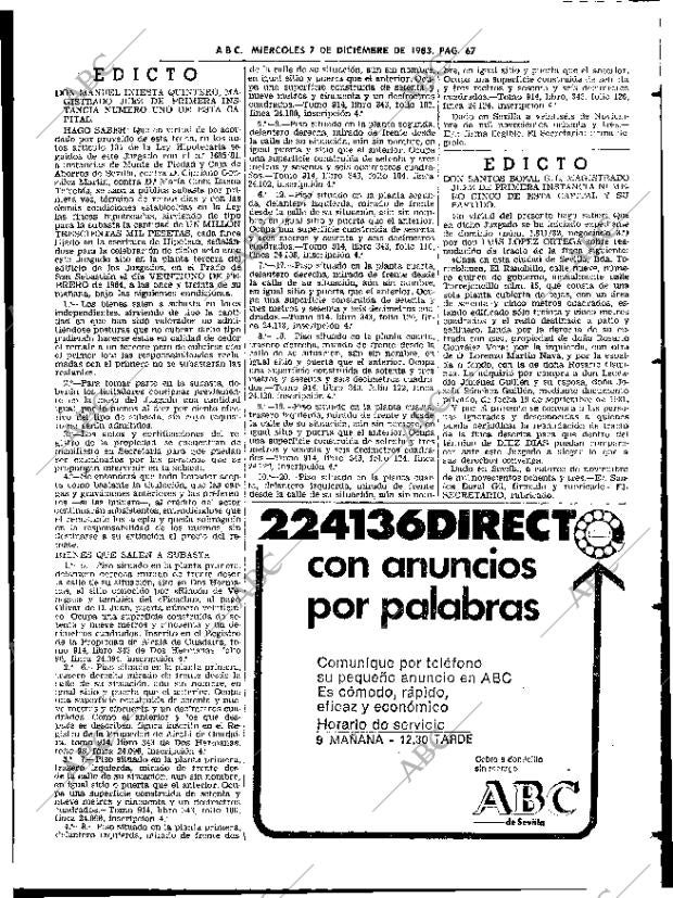 ABC SEVILLA 07-12-1983 página 67