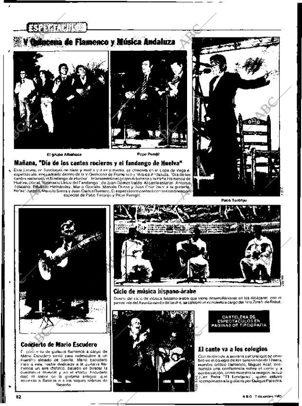 ABC SEVILLA 07-12-1983 página 82