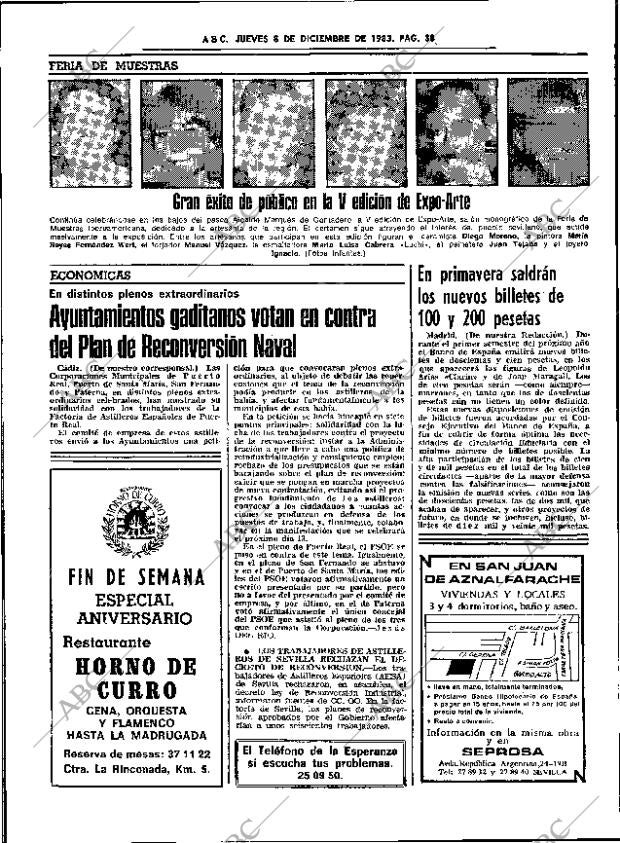 ABC SEVILLA 08-12-1983 página 38