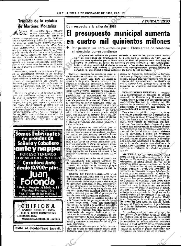 ABC SEVILLA 08-12-1983 página 42