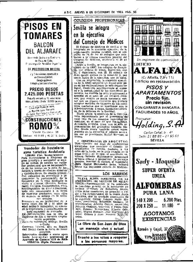 ABC SEVILLA 08-12-1983 página 50