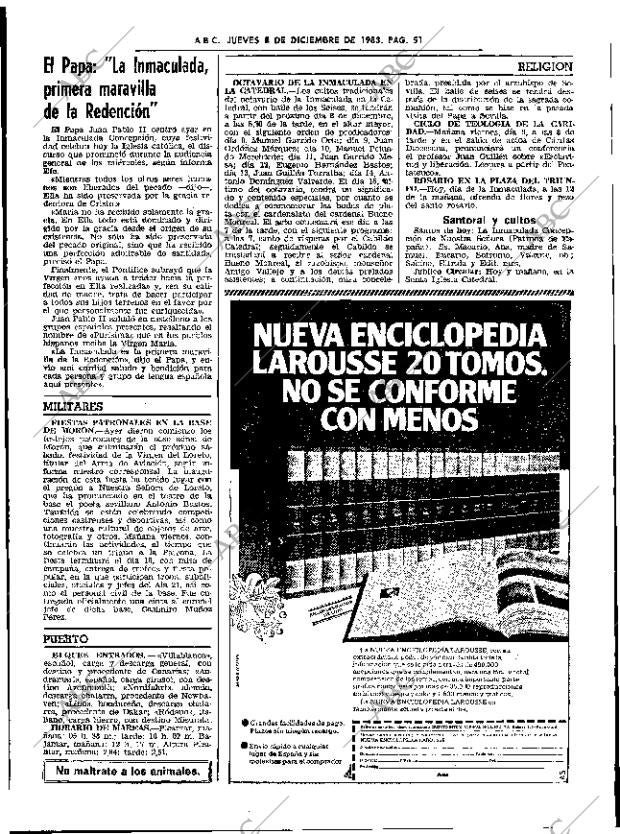 ABC SEVILLA 08-12-1983 página 51
