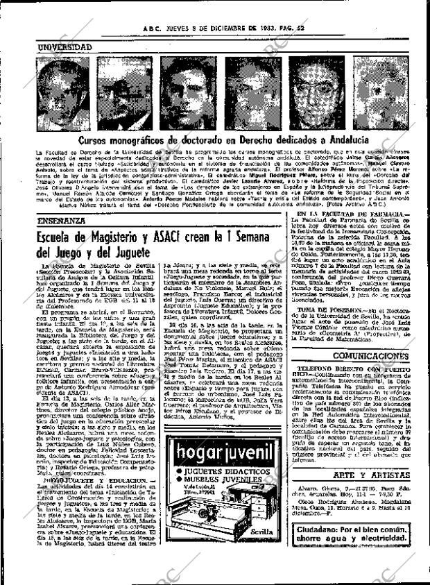 ABC SEVILLA 08-12-1983 página 52