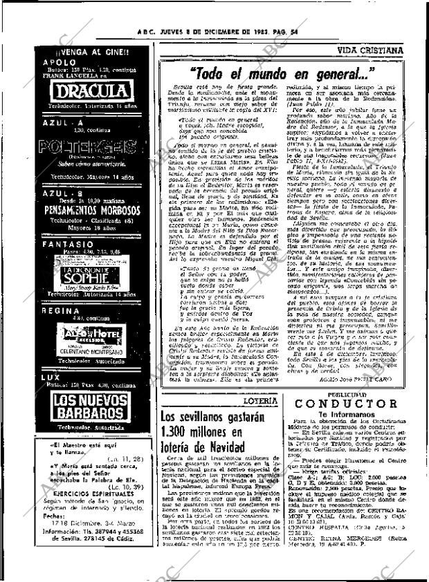ABC SEVILLA 08-12-1983 página 54