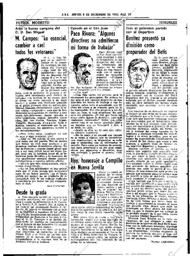 ABC SEVILLA 08-12-1983 página 71