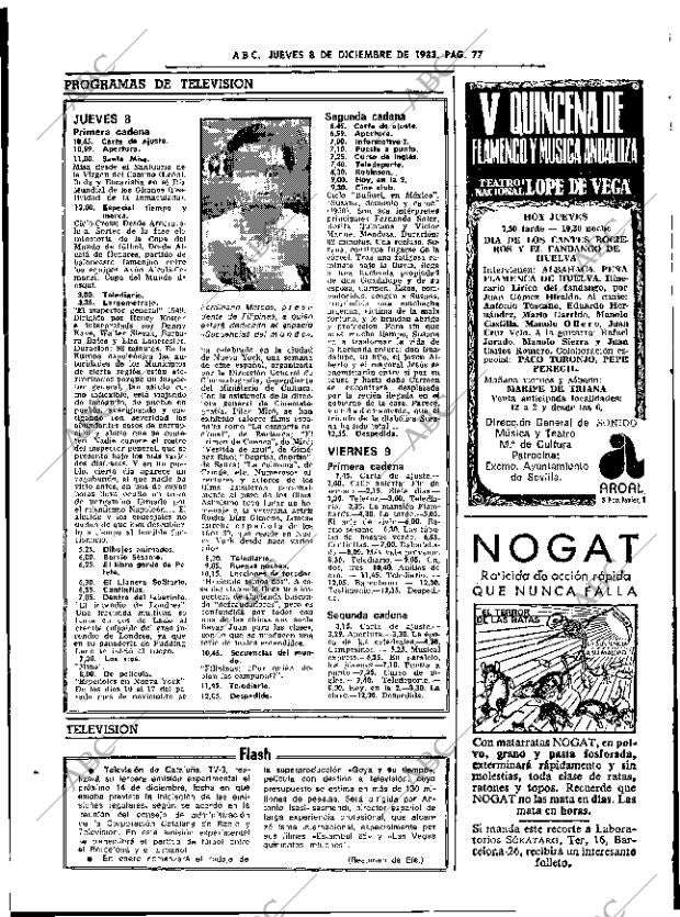 ABC SEVILLA 08-12-1983 página 77