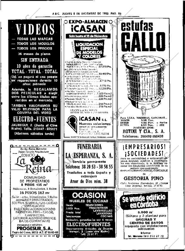 ABC SEVILLA 08-12-1983 página 86