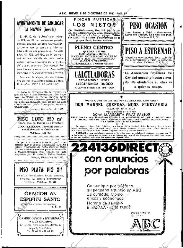 ABC SEVILLA 08-12-1983 página 87