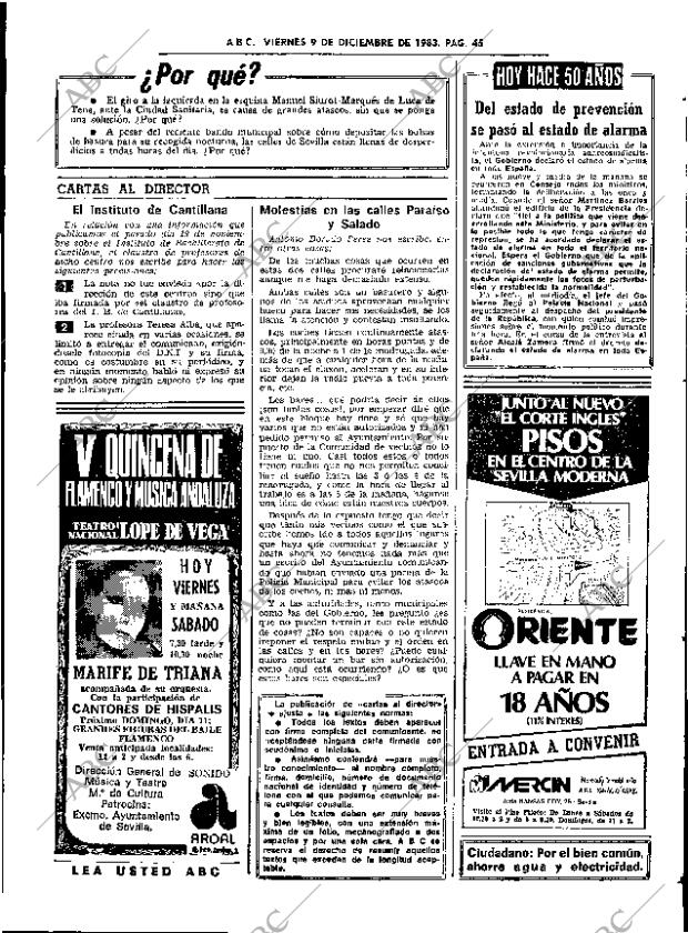 ABC SEVILLA 09-12-1983 página 45