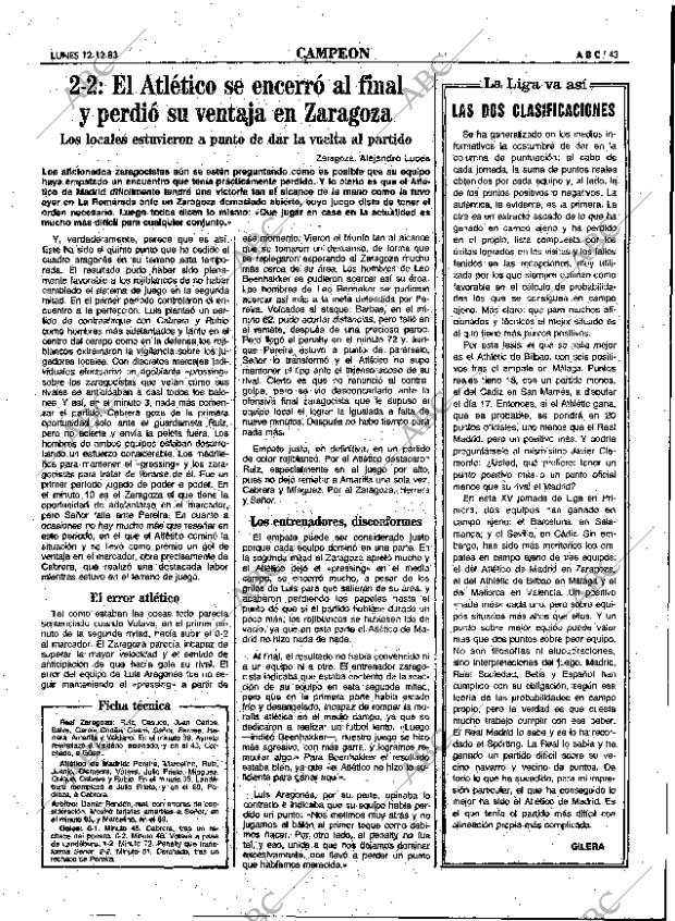 ABC MADRID 12-12-1983 página 43