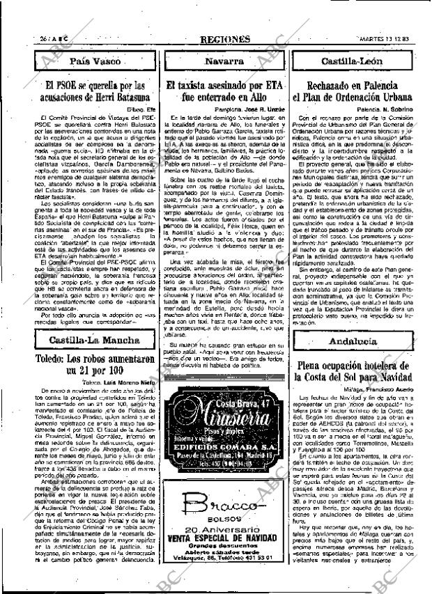 ABC MADRID 13-12-1983 página 26