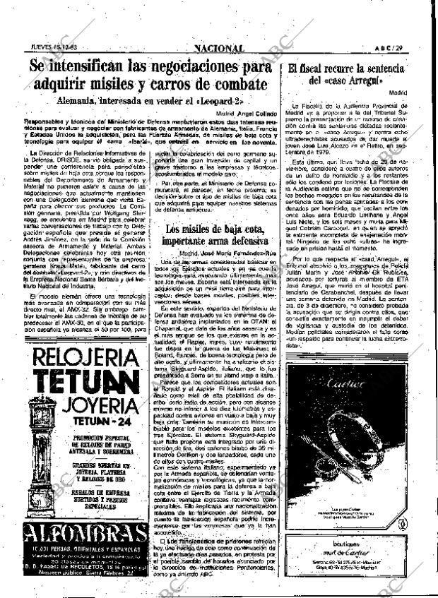 ABC MADRID 15-12-1983 página 29