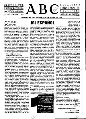 ABC MADRID 15-12-1983 página 3