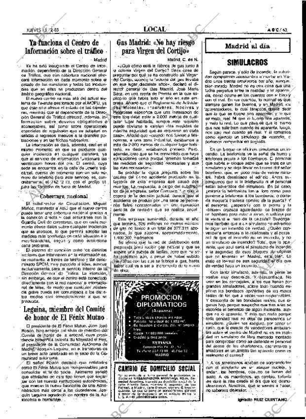 ABC MADRID 15-12-1983 página 43