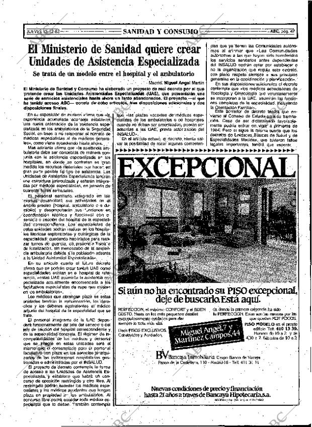 ABC MADRID 15-12-1983 página 47