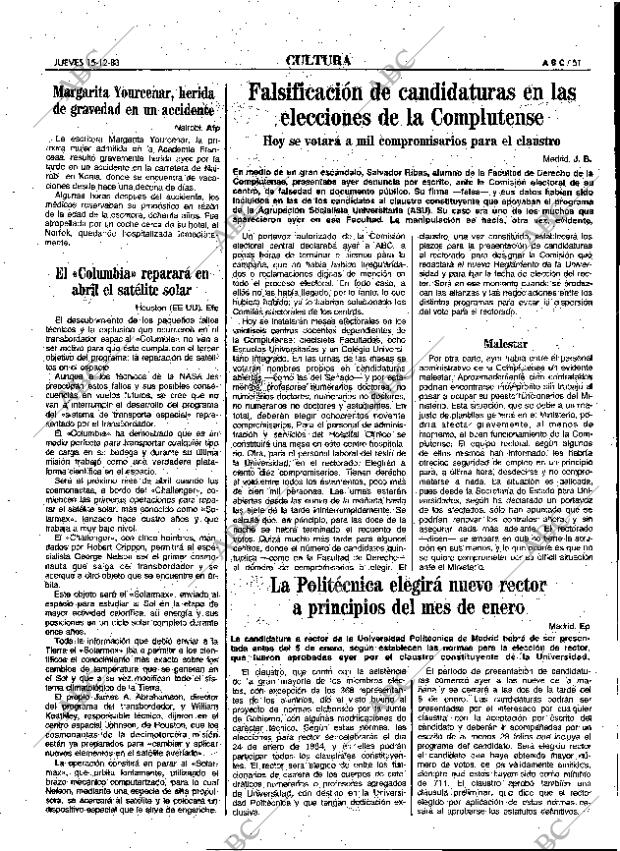 ABC MADRID 15-12-1983 página 51