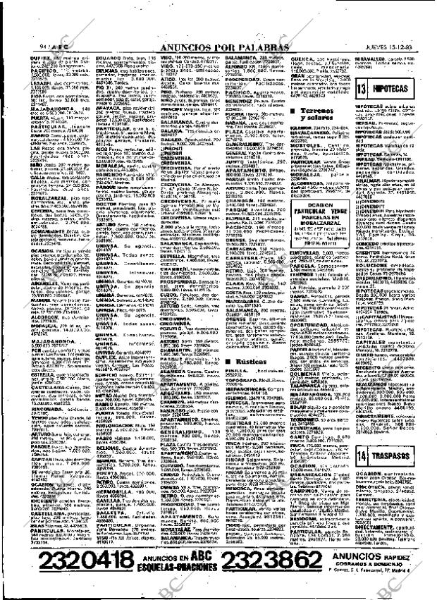 ABC MADRID 15-12-1983 página 94