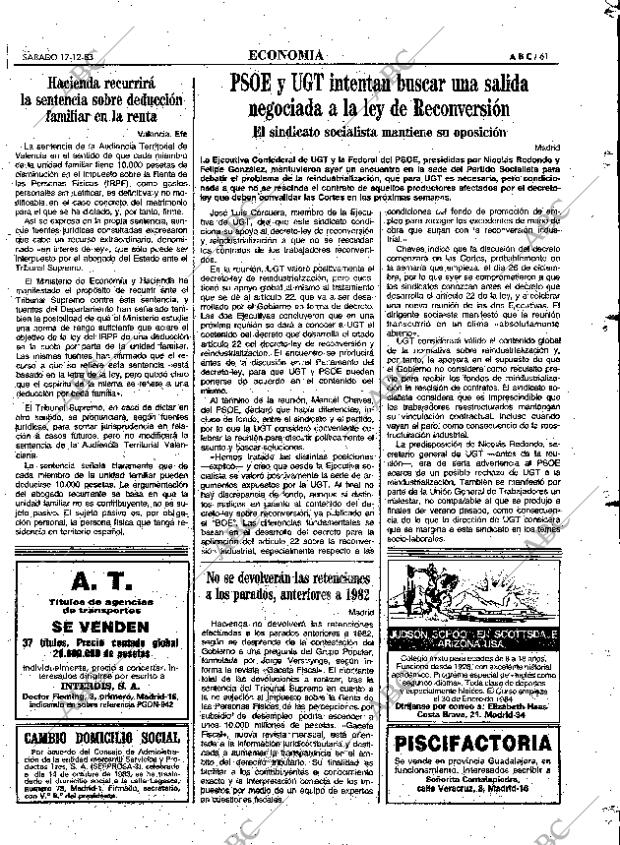 ABC MADRID 17-12-1983 página 61