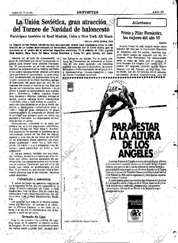 ABC MADRID 17-12-1983 página 69