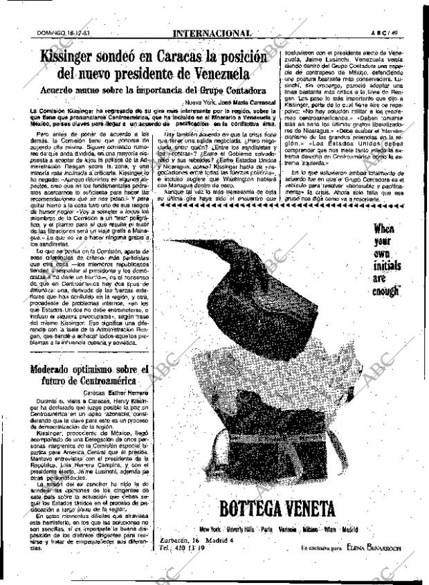 ABC MADRID 18-12-1983 página 49
