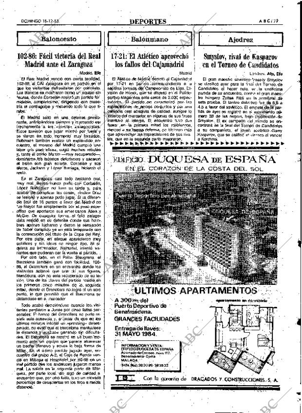 ABC MADRID 18-12-1983 página 79
