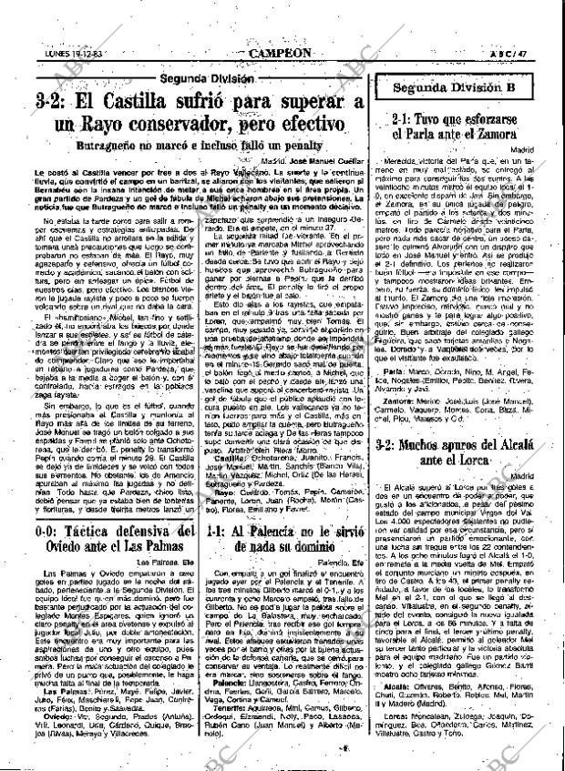 ABC MADRID 19-12-1983 página 47