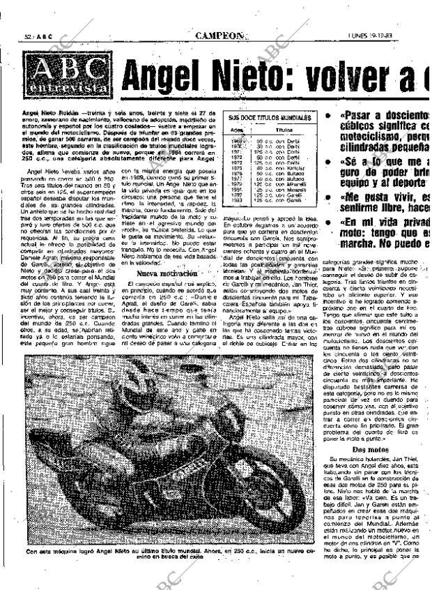 ABC MADRID 19-12-1983 página 52