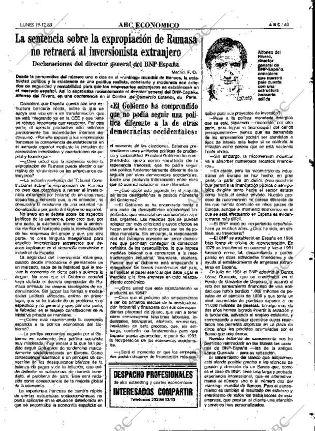 ABC MADRID 19-12-1983 página 63