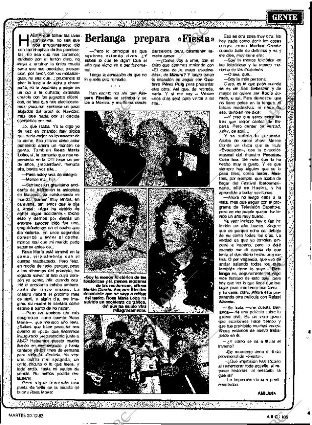 ABC MADRID 20-12-1983 página 105