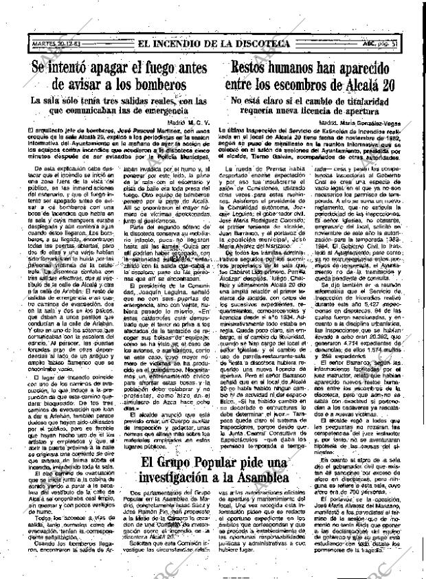 ABC MADRID 20-12-1983 página 51