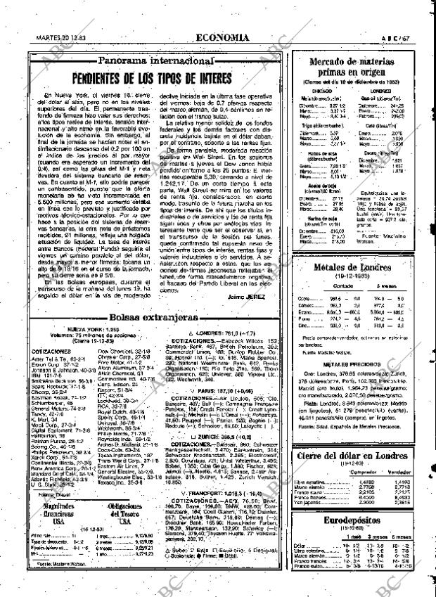 ABC MADRID 20-12-1983 página 67