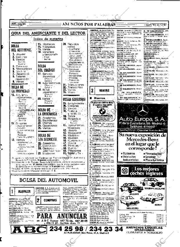 ABC MADRID 20-12-1983 página 80
