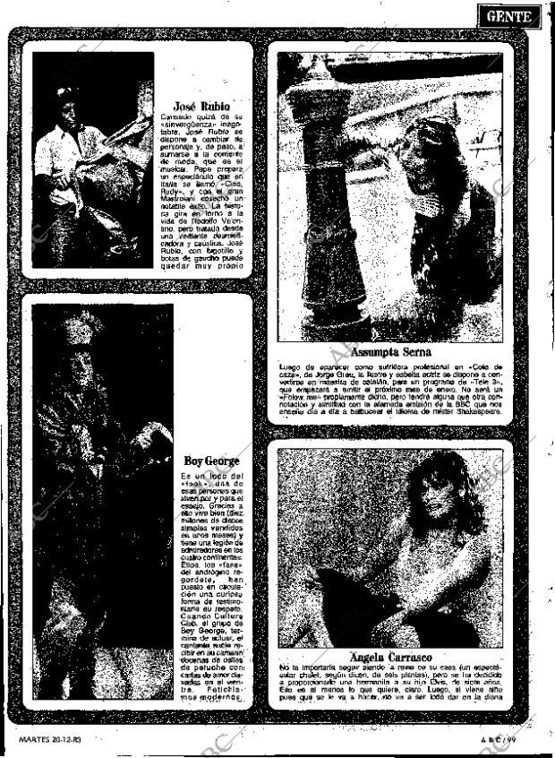 ABC MADRID 20-12-1983 página 99