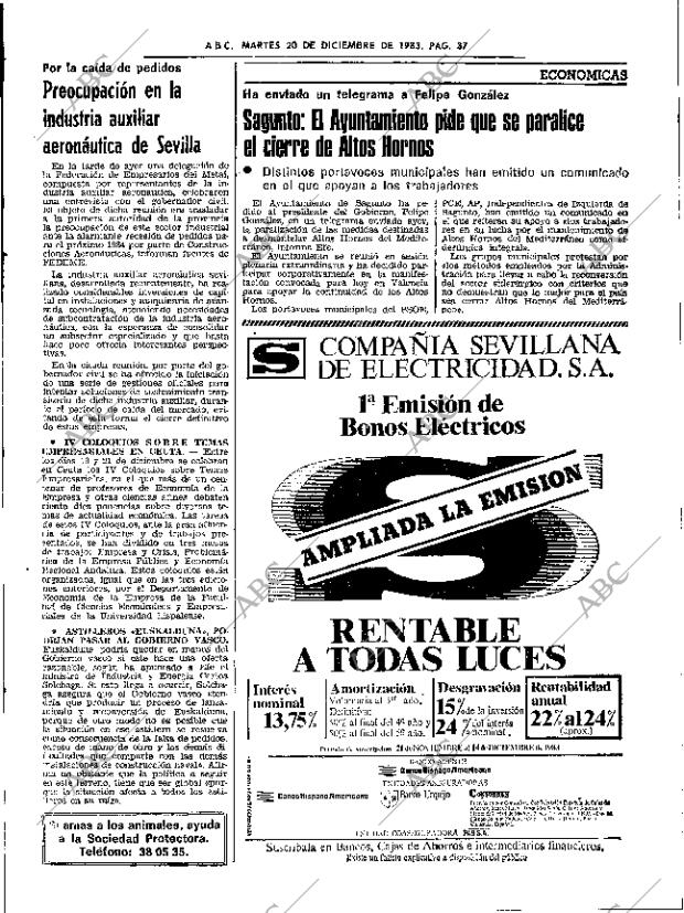 ABC SEVILLA 20-12-1983 página 37