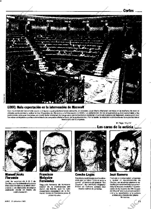 ABC SEVILLA 21-12-1983 página 11