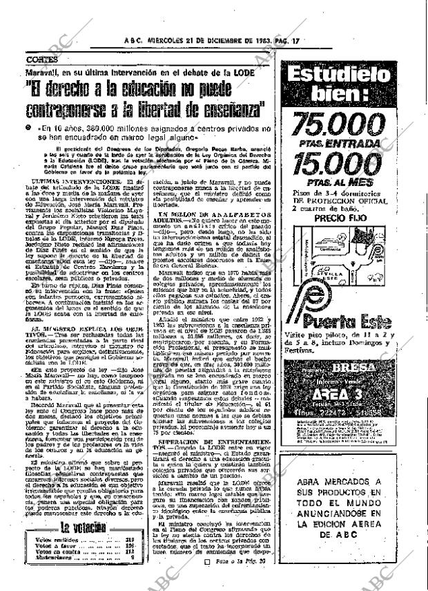 ABC SEVILLA 21-12-1983 página 17