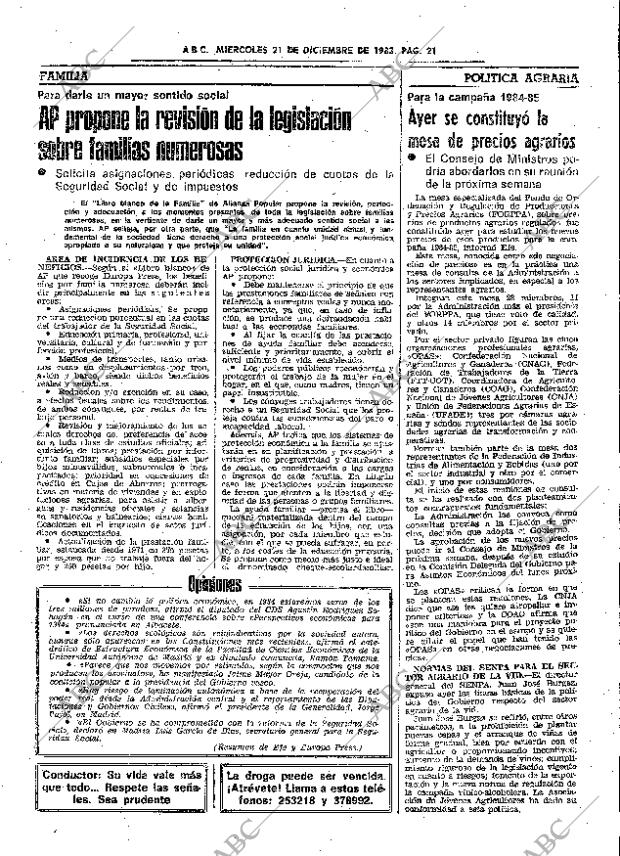 ABC SEVILLA 21-12-1983 página 21