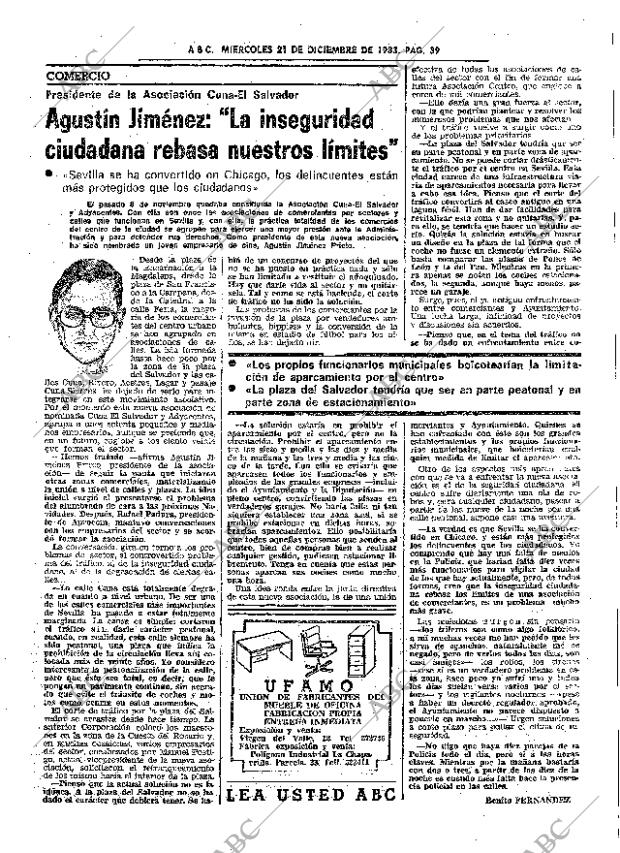 ABC SEVILLA 21-12-1983 página 39