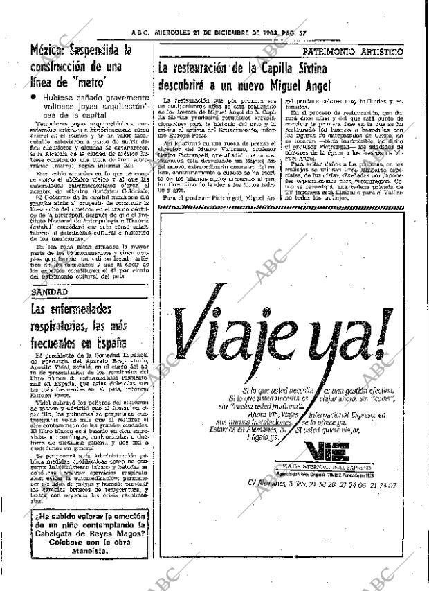 ABC SEVILLA 21-12-1983 página 57