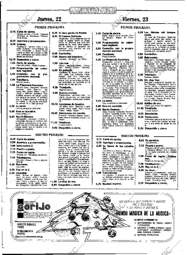 ABC MADRID 22-12-1983 página 110