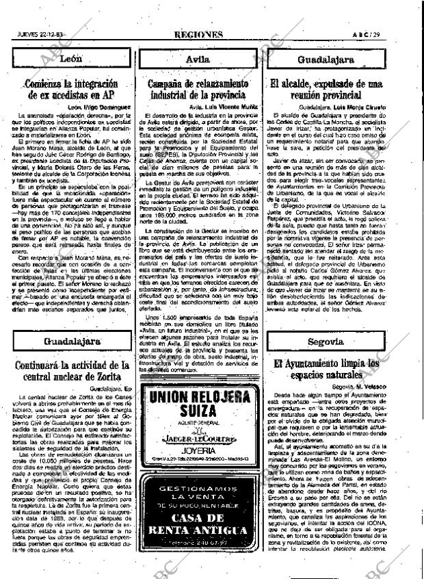 ABC MADRID 22-12-1983 página 29