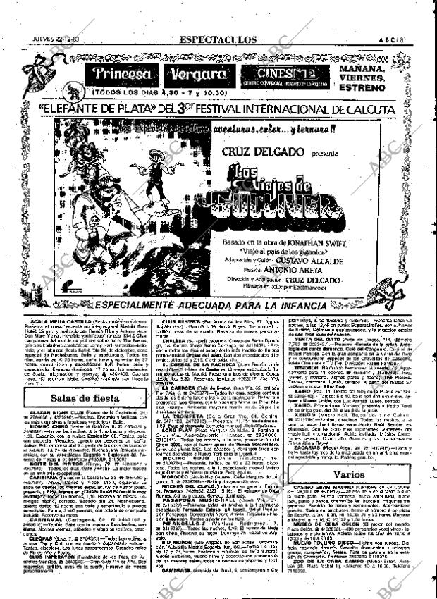ABC MADRID 22-12-1983 página 81