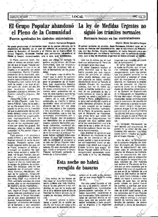 ABC MADRID 24-12-1983 página 33