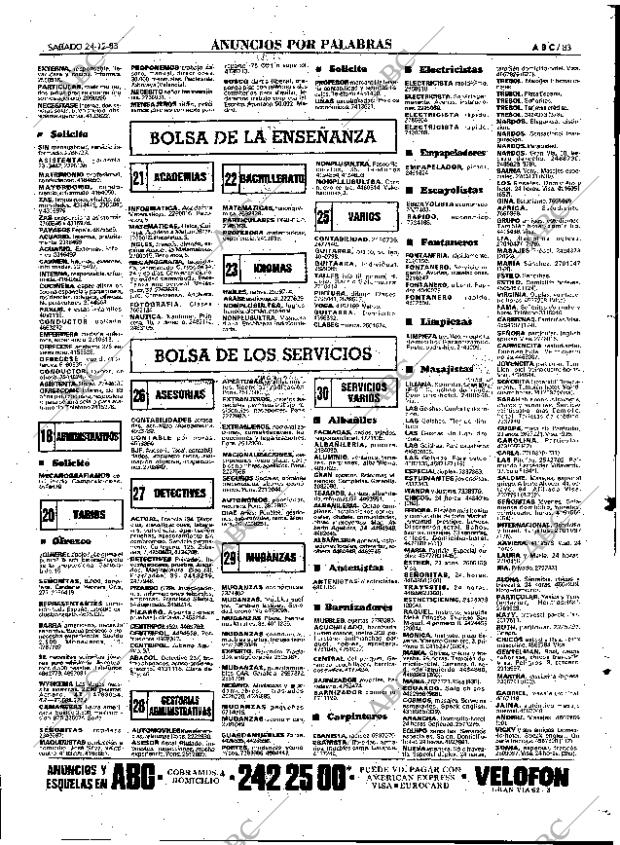 ABC MADRID 24-12-1983 página 83