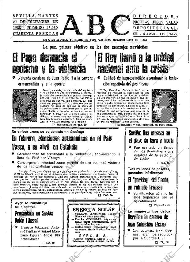 ABC SEVILLA 27-12-1983 página 21