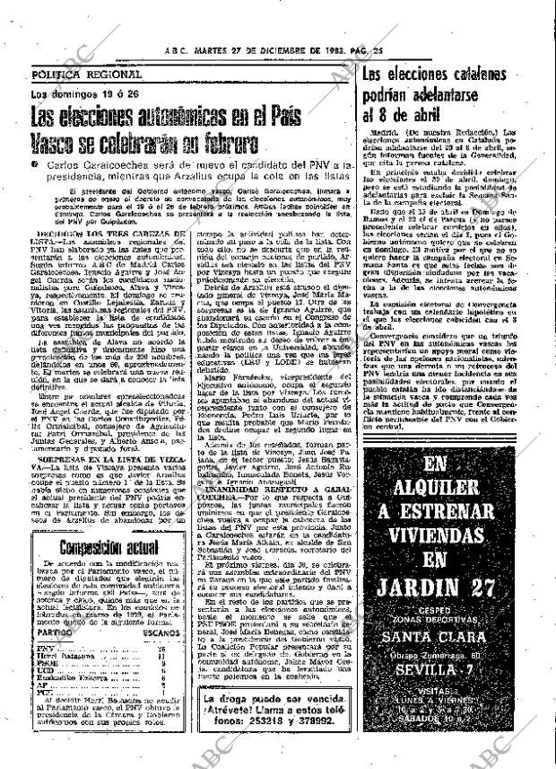 ABC SEVILLA 27-12-1983 página 25