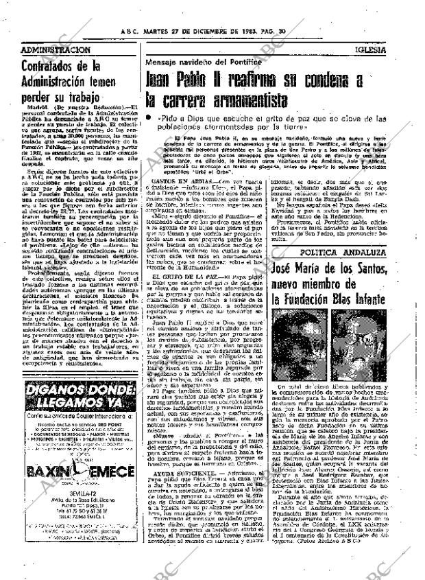 ABC SEVILLA 27-12-1983 página 30